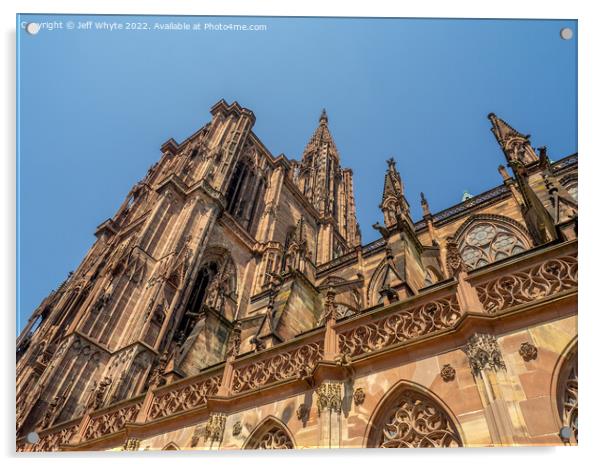 Cathedral of Our Lady of Strasbourg  Acrylic by Jeff Whyte