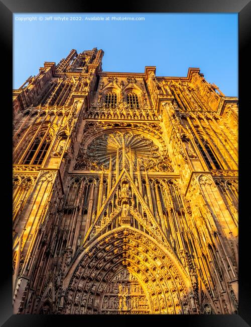 Cathedral of Our Lady of Strasbourg  Framed Print by Jeff Whyte