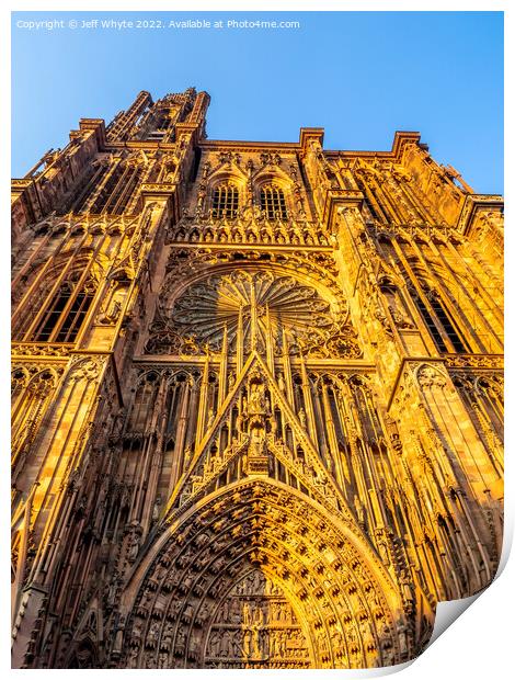 Cathedral of Our Lady of Strasbourg  Print by Jeff Whyte