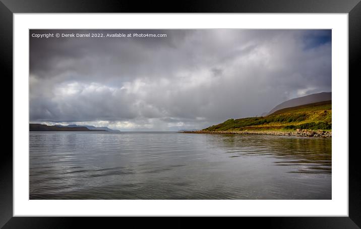 Glenbrittle, Isle of Skye (panoramic) Framed Mounted Print by Derek Daniel