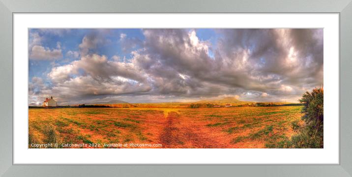 Framed by the Clouds Framed Mounted Print by Catchavista 