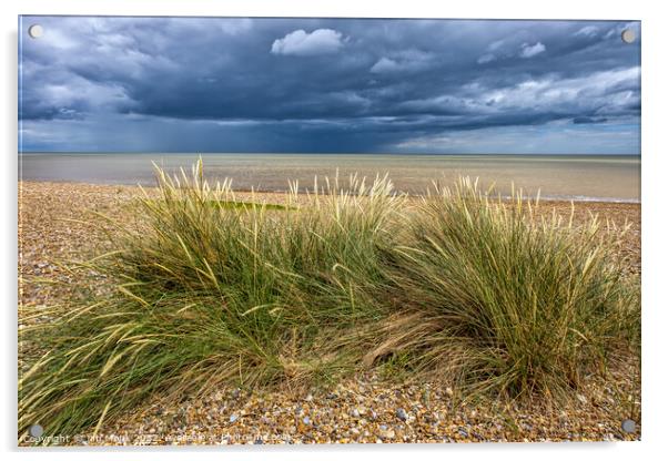 Suffolk storm Acrylic by Jim Monk