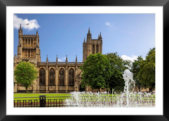 Bristol Cathedral Framed Mounted Print by Mark Draper