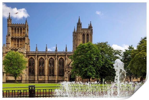 Bristol Cathedral Print by Mark Draper