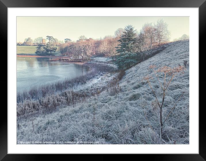 Frosty Morning At Blenheim    Framed Mounted Print by Peter Greenway