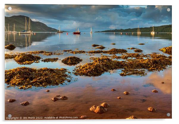 Lamlash Bay on the Isle Of Arran Acrylic by Jim Monk