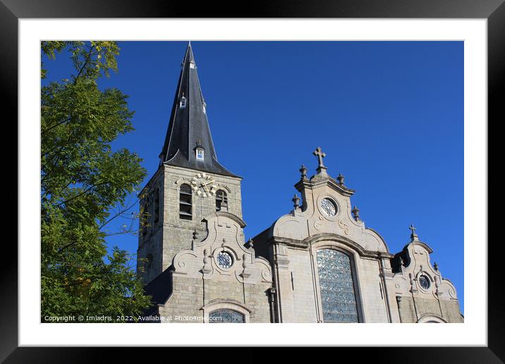 Our Lady's Church, Lebbeke, Belgium Framed Mounted Print by Imladris 