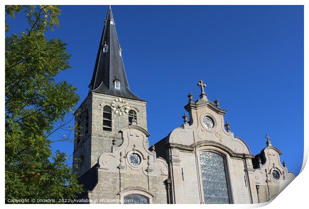 Our Lady's Church, Lebbeke, Belgium Print by Imladris 