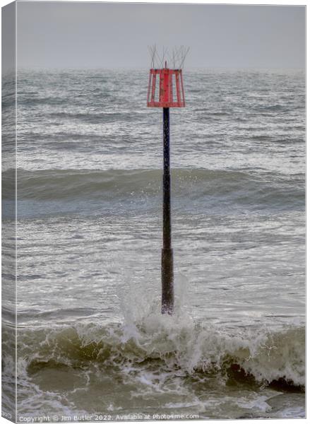 Marker Buoy Canvas Print by Jim Butler
