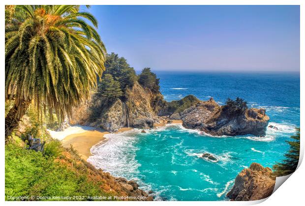 McWay Falls Print by Donna Kennedy