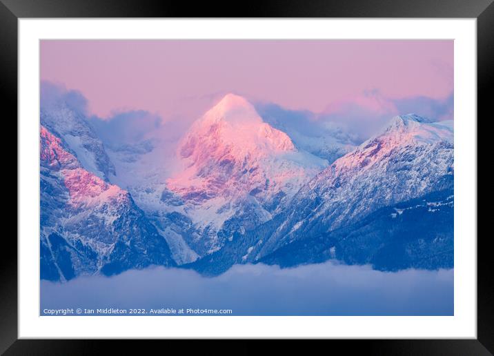 Kamnik Alps, Slovenia. Framed Mounted Print by Ian Middleton