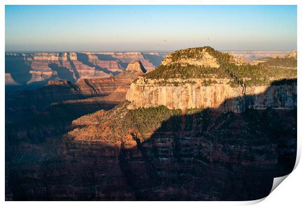 Sunrise at Oza Butte in the Grand Canyon  Print by Dietmar Rauscher