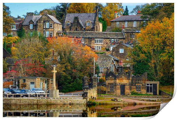 Newmillerdam Autumn Print by Alison Chambers