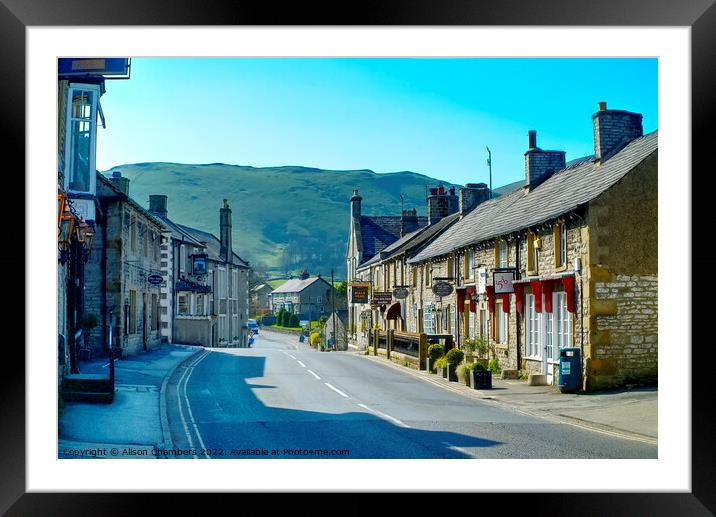 Castleton  Framed Mounted Print by Alison Chambers