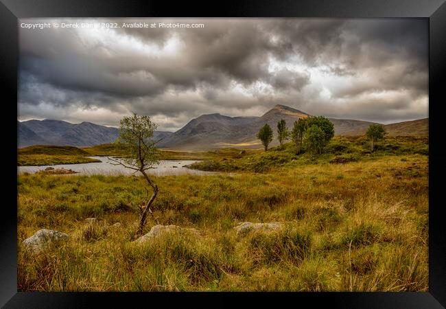 A Breath-Taking Landscape Of Scottish Scenery Framed Print by Derek Daniel