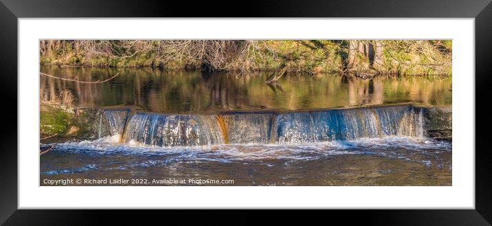 Colourful Cascade Framed Mounted Print by Richard Laidler