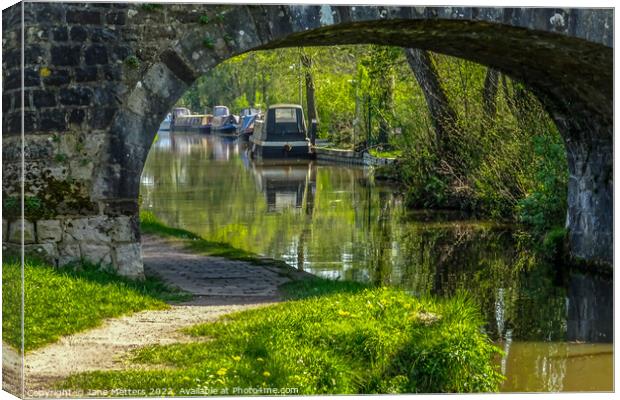 Canal Life Canvas Print by Jane Metters