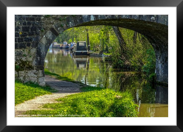 Canal Life Framed Mounted Print by Jane Metters