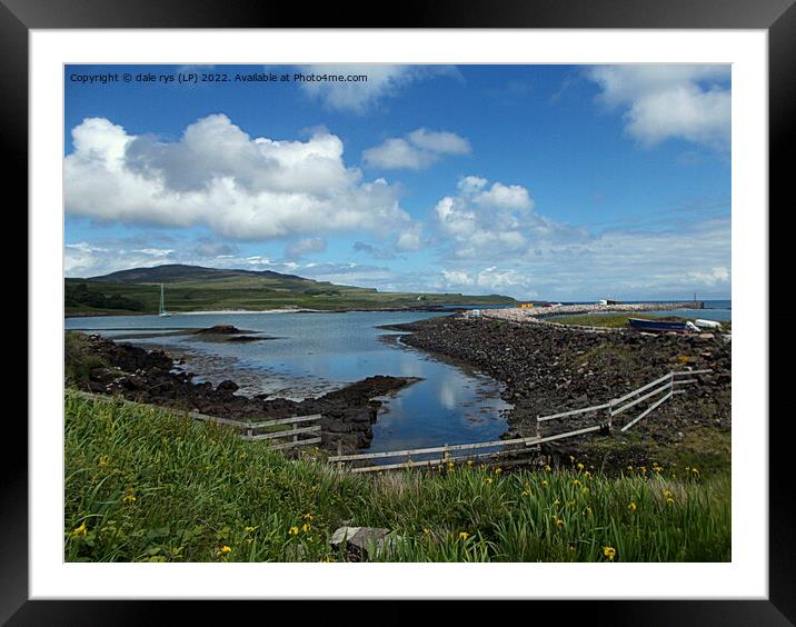 EIGG Framed Mounted Print by dale rys (LP)