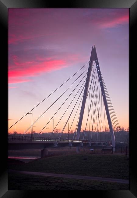 Northern Spire Bridge, Sunderland Framed Print by Rob Cole