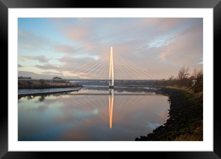 Northern Spire Bridge, Sunderland Framed Mounted Print by Rob Cole