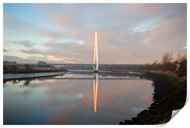 Northern Spire Bridge, Sunderland Print by Rob Cole