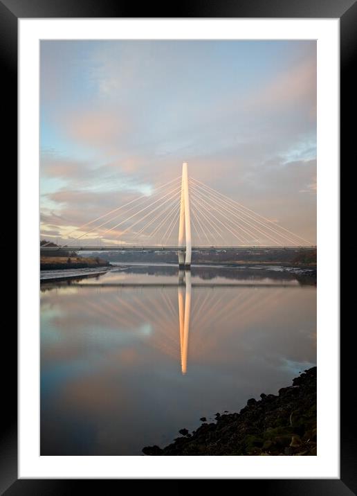 Northern Spire Bridge, Sunderland Framed Mounted Print by Rob Cole
