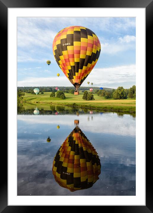 Summer Balloon Rides Framed Mounted Print by David Semmens