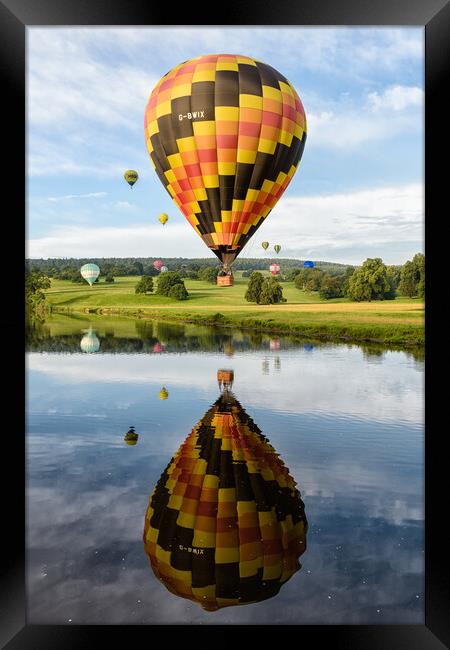 Summer Balloon Rides Framed Print by David Semmens