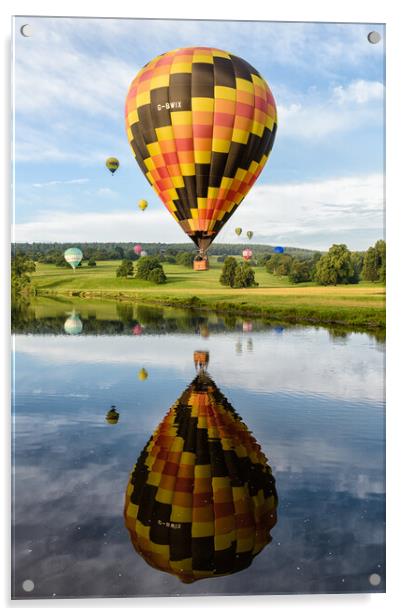 Summer Balloon Rides Acrylic by David Semmens