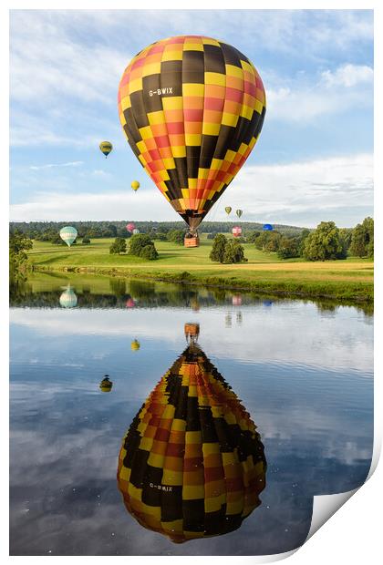 Summer Balloon Rides Print by David Semmens