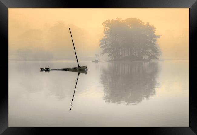 coniston calm 02 Framed Print by PHILIP CHALK