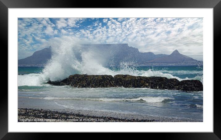 Table Mountain, Cape Town, South Africa Framed Mounted Print by Rika Hodgson