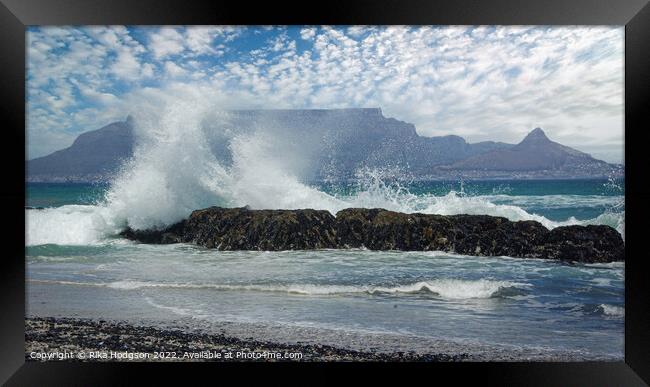 Table Mountain, Cape Town, South Africa Framed Print by Rika Hodgson
