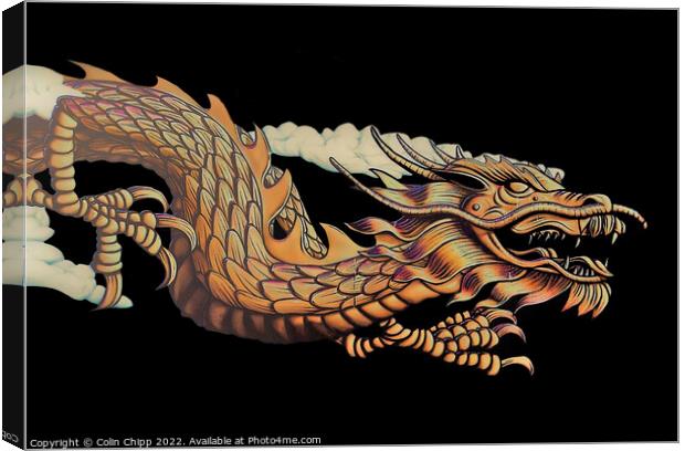 Chinese dragon 2 Canvas Print by Colin Chipp