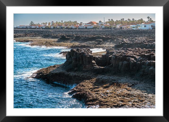 Costa Caleta, Fuereventura Framed Mounted Print by Wendy Williams CPAGB
