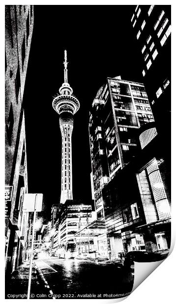 Sky Tower Print by Colin Chipp