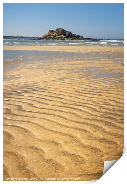 Beautiful Corrubedo Beach in Galicia, Spain Print by Pere Sanz