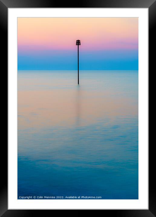 Pastel Perfection Framed Mounted Print by Colin Menniss