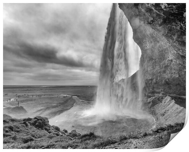 Seljandafoss Waterfall Print by Mark Godden