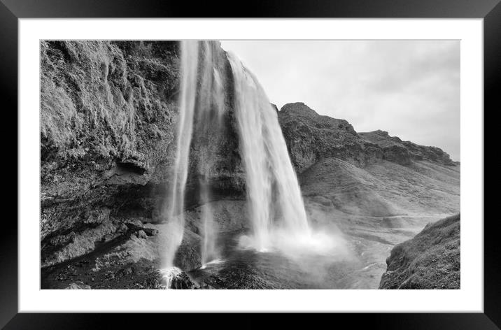 Seljandafoss Waterfall Framed Mounted Print by Mark Godden