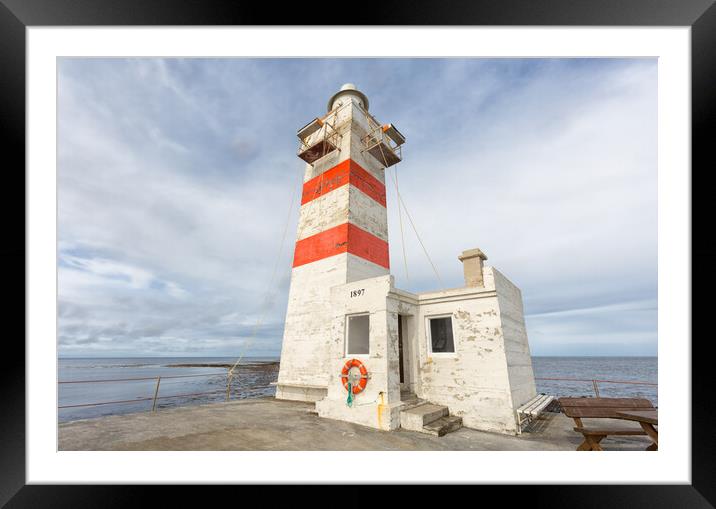 Gardur Lighthouse Framed Mounted Print by Mark Godden