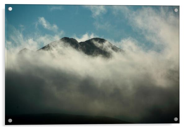 Mountain Mist Acrylic by Simon Johnson