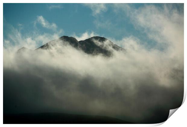 Mountain Mist Print by Simon Johnson