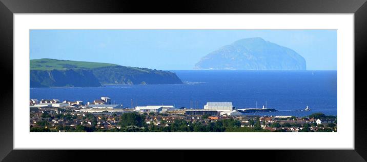 Over Ayr to Ailsa Craig Framed Mounted Print by Allan Durward Photography