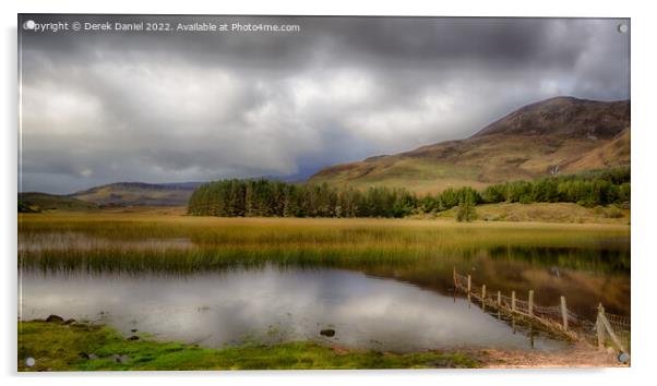 Loch Cill Chriosd, Skye, Scotland Acrylic by Derek Daniel