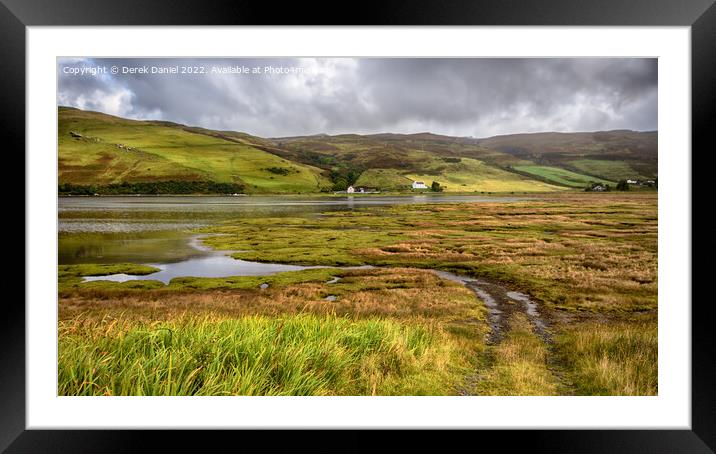 Scenic Satran of Skye  Framed Mounted Print by Derek Daniel