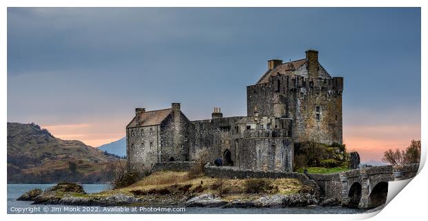 Eilean Donan Castle, Scotland Print by Jim Monk