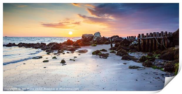 Seagrove Bay Sunrise Print by Jim Monk