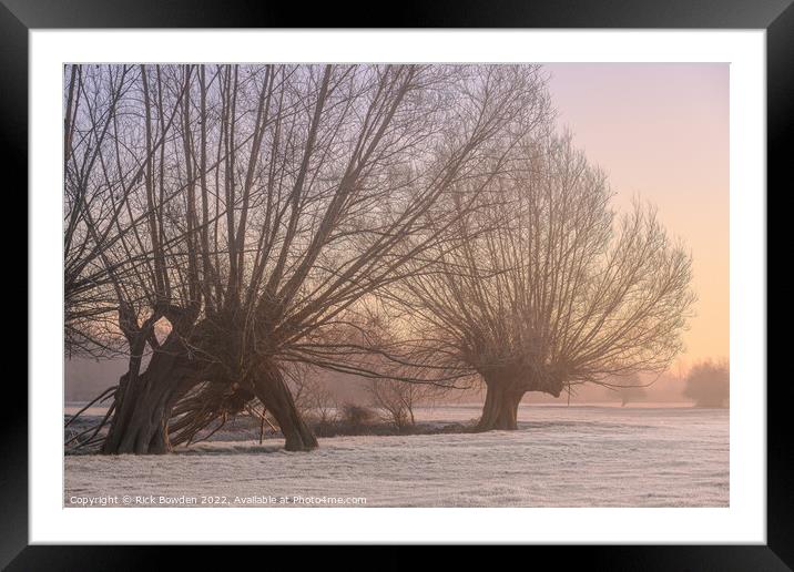 Stour Valley Morning Framed Mounted Print by Rick Bowden